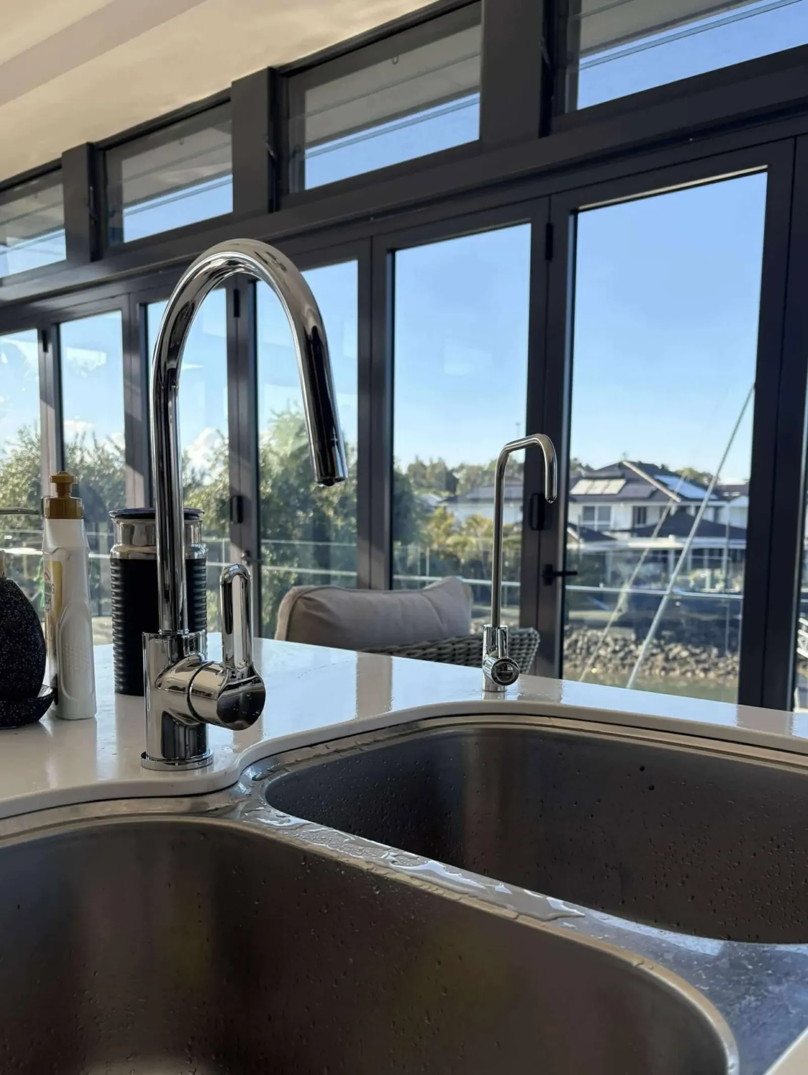 Kitchen mixer install